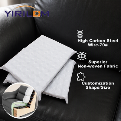 Buen precio Unidad de bobina de resorte de bolsillo con tamaño personalizado y alambre de acero para el cojín del asiento en línea