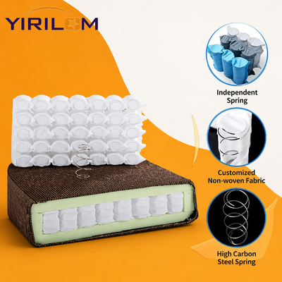 Buen precio Unidad de resorte de bolsillo para sofá de alambre de acero de alto carbono con tamaño personalizado y tela no tejida de 80 GSM en línea