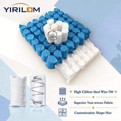 Buen precio Tamaño personalizado 1.0mm-1.8mm Acero de alambre de bolsillo para el sofá con 6-15cm de altura de resorte en línea
