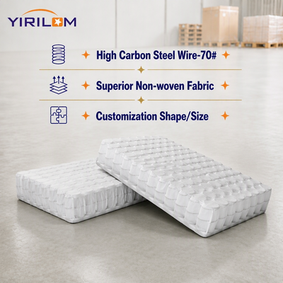 Precio de fábrica de unidad de resorte embolsado para cojín de asiento de sofá y base de colchón con opción de tamaño personalizado