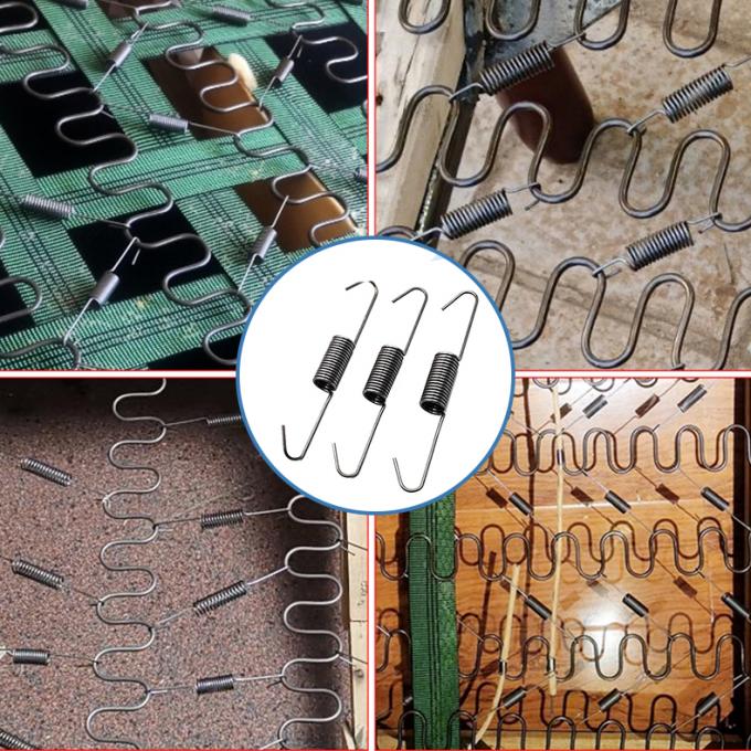 Gancho de equilibrio de alambre de acero de la mejor calidad, clip de fijación de resorte en zigzag para sofás 5