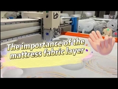 Tejido de poliéster de alta densidad 30D de 3 cm de espesor de tejido de alfombras de punto para cubrir colchones de cama