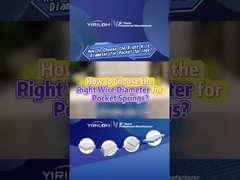 ¿Cómo elegir el diámetro del alambre de acero de su unidad de resorte de bolsillo?