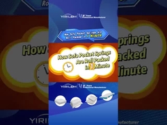 Muelles de bobina de bolsillo personalizados al por mayor con tejido no tejido para sofá