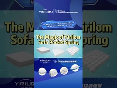 Muebles para el hogar personalizados de todos los tamaños Cojines de sofá Unidad de bobina de resorte de bolsillo