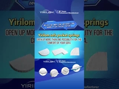 Primavera de bolsillo de alta calidad 4 pulgadas de altura Primavera interior para el colchón del asiento del sofá