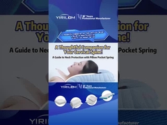 Unidades de resorte de bolsillo de resorte hipoalergénico para almohada