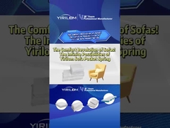 Venta caliente Oem Sofa Interior Primavera Unidad de bolsillo Primavera de bolsillo para el cojín del sofá