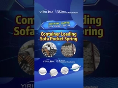 Venta caliente Oem Sofa Interior Primavera Unidad de bolsillo Primavera de bolsillo para el cojín del sofá