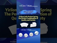 Muelle de bolsillo fabricante personalizado bueno de 1.8 mm Muelle de bolsillo para la fábrica de sofás