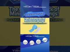 1.4mm 3cm de altura Micro Mini Muelle de bolsillo para colchón