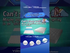 Unidad de resorte de bolsillo de alambre de acero de 2.0 mm personalizada Unidades de bolsillo de resorte de colchón individual