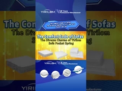 Unidades de bobina de resorte de bolsillo de tejido no tejido independientes personalizadas