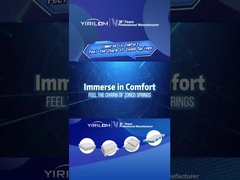 Unidad de resortes ensacados metálicos para colchón Queen Size de alambre de acero de 1,8 mm y 2,0 mm personalizados