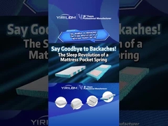 Muelles de colchón de bolsillo de 2,0 mm de buena calidad, muelles de colchón, muelles