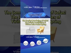 Comprimido 45*45*10cn Sofá de bolsillo de resorte