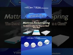 Unidad de resorte de bolsillo de alta calidad / bolsillo de colchón / bolsillo de bobina de bolsillo