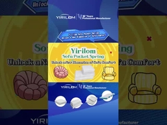 Cojín de sofá con muelles ensacados de 1,8 mm y 2,0 mm de diámetro de alambre