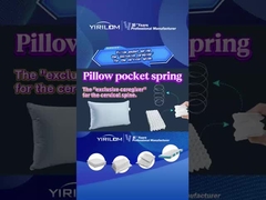 Suministro de acero galvanizado de 1,0 mm de altura de 3 pulgadas unidad de resorte de bolsillo resorte de bolsillo para almohada