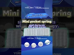 Fábrica de resortes para colchones Unidad de resortes ensacados mini de 1,2 mm