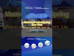 Fabricación más barata de bobinas de resorte de bolsillo de 10 pulgadas de 3 zonas para colchón