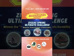 Precio barato Sofá curvo zigzag personalizado Primavera para hacer sofá