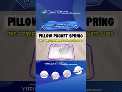 Proveedor de China Alta Calidad 0.9mm Nuevo Resorte Ensacado para Almohada