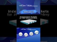 Alta resistencia de metal de bolsillo de resorte bobina altura 7 pulgadas colchón de bolsillo de resorte