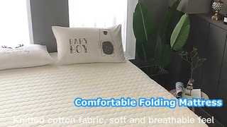 Colchón de espuma viscoelástica barato plegable de 6 cm y 10 cm