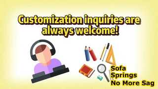 Muelles ensacados para sofá para máxima comodidad